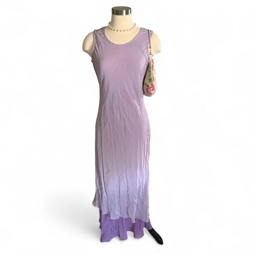 NWT American Angel Lavender‎ Maxi Dress Size 10 Ruffle Hem Fairycore Boho